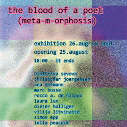 Save the date! @theOff.space – the blood of a poet
